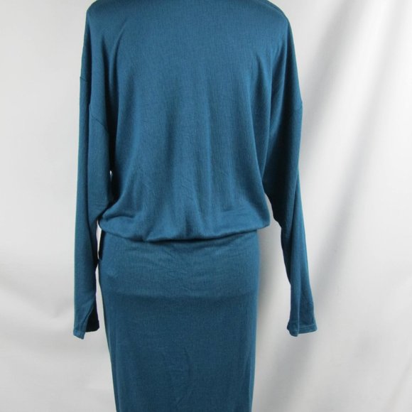 Free People Sundown Green Cowl Dress Women's Size M NWT - Picture 6 of 7